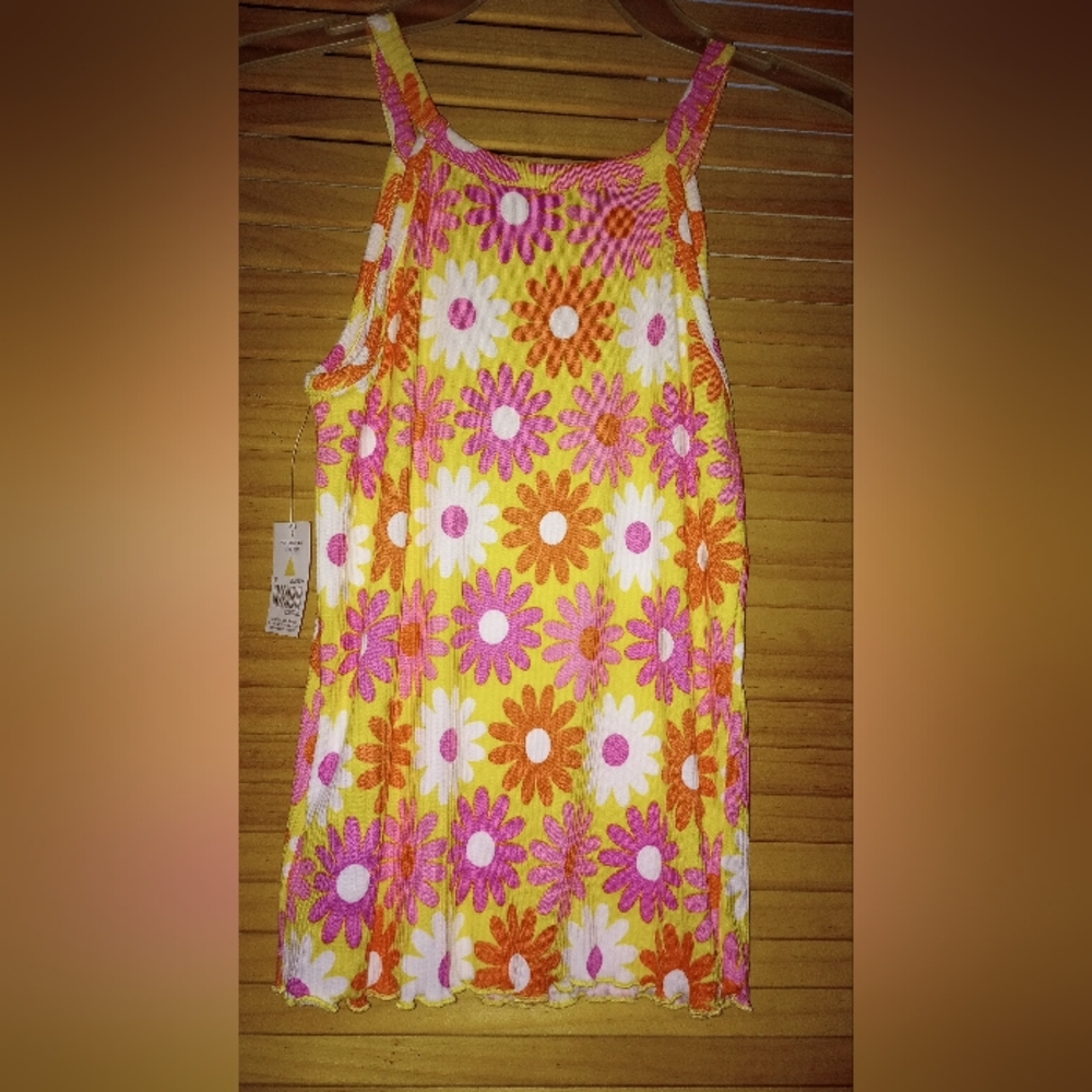 NWT Extremely Me floral tank top girls size 10/12